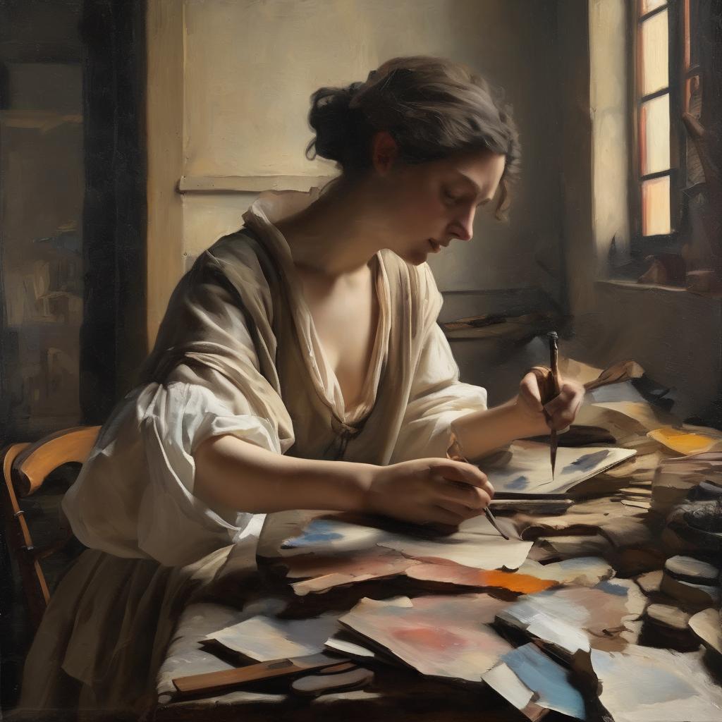 Το στιλ και οι τεχνικές ζωγραφικής του καλλιτέχνη