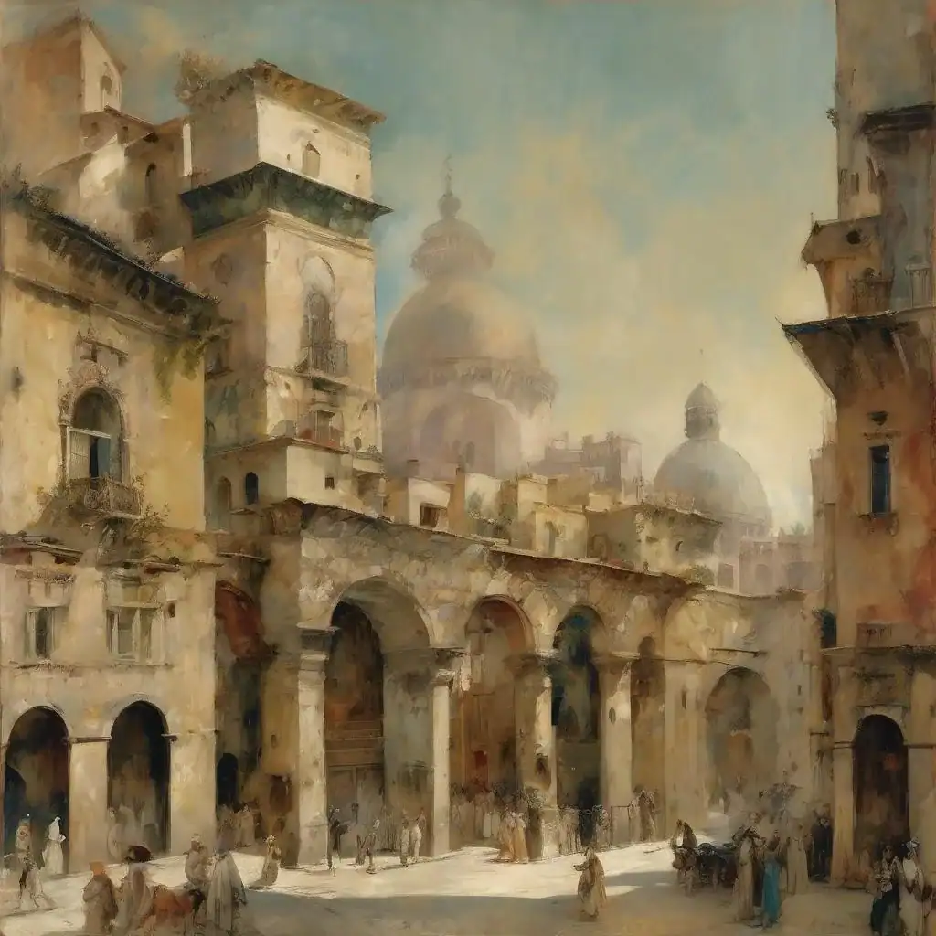 At the gate of the Seraglio – Marià Fortuny