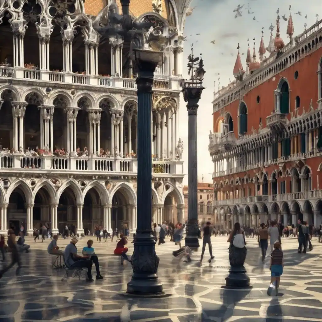 St. Mark’s Square in Venice – Maurice Bompard