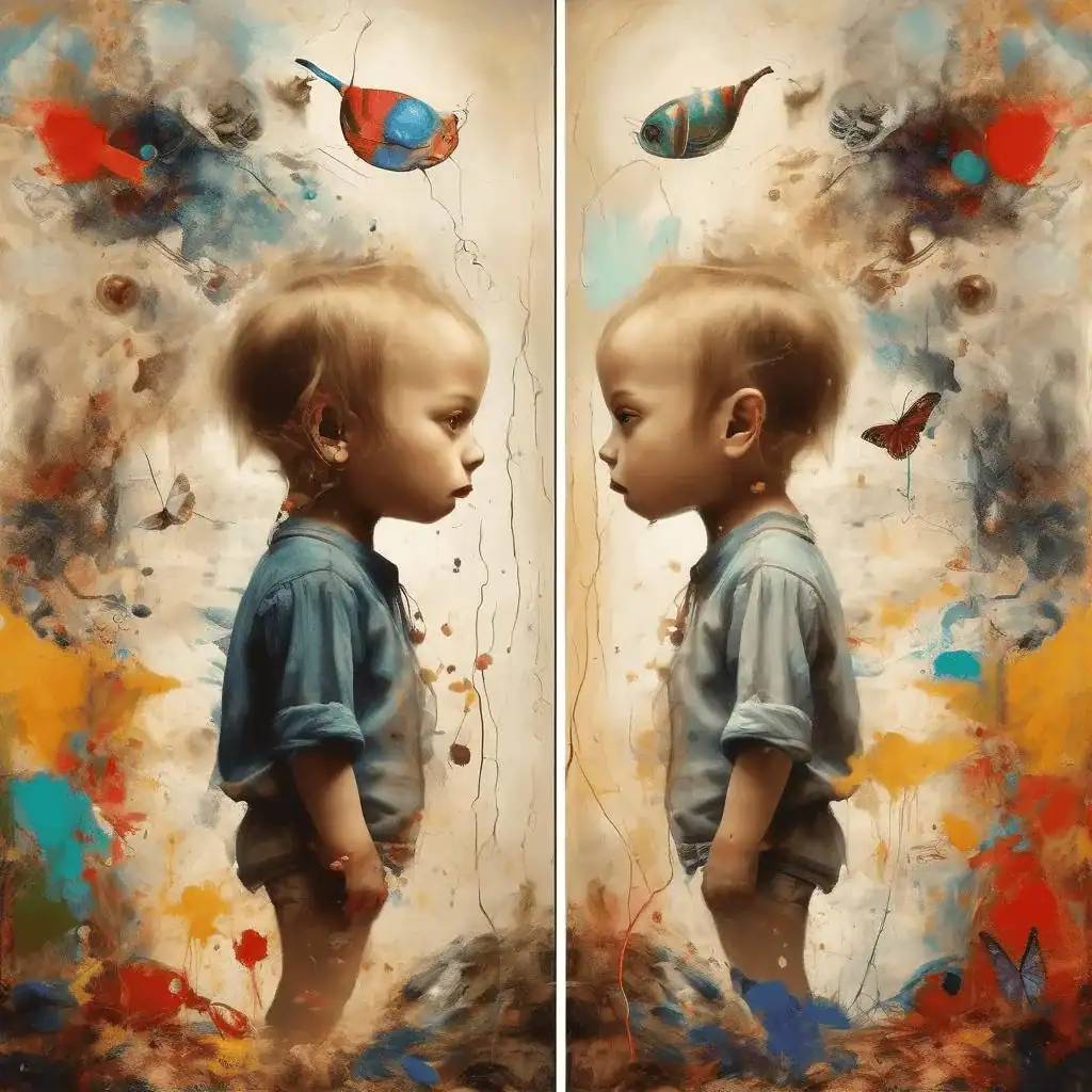 Childhood Memories (diptych) – Iurie Matei